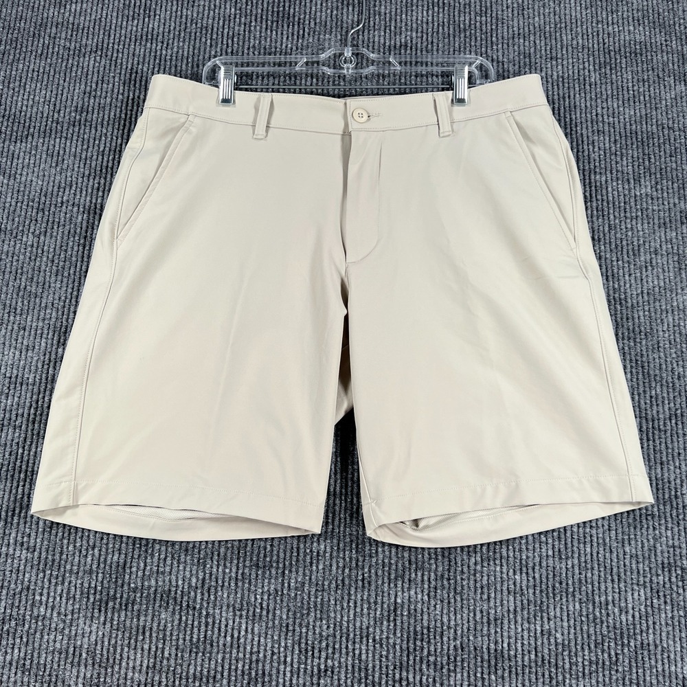Under Armour Shorts mens Size 38 Beige Chino Golf Outdoor Lightweight Casual